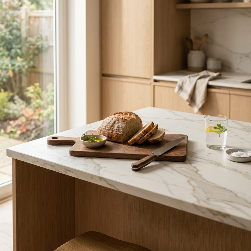 T-one Calacatta Gold 12mm: Timeless Elegance and Durability in Kitchens