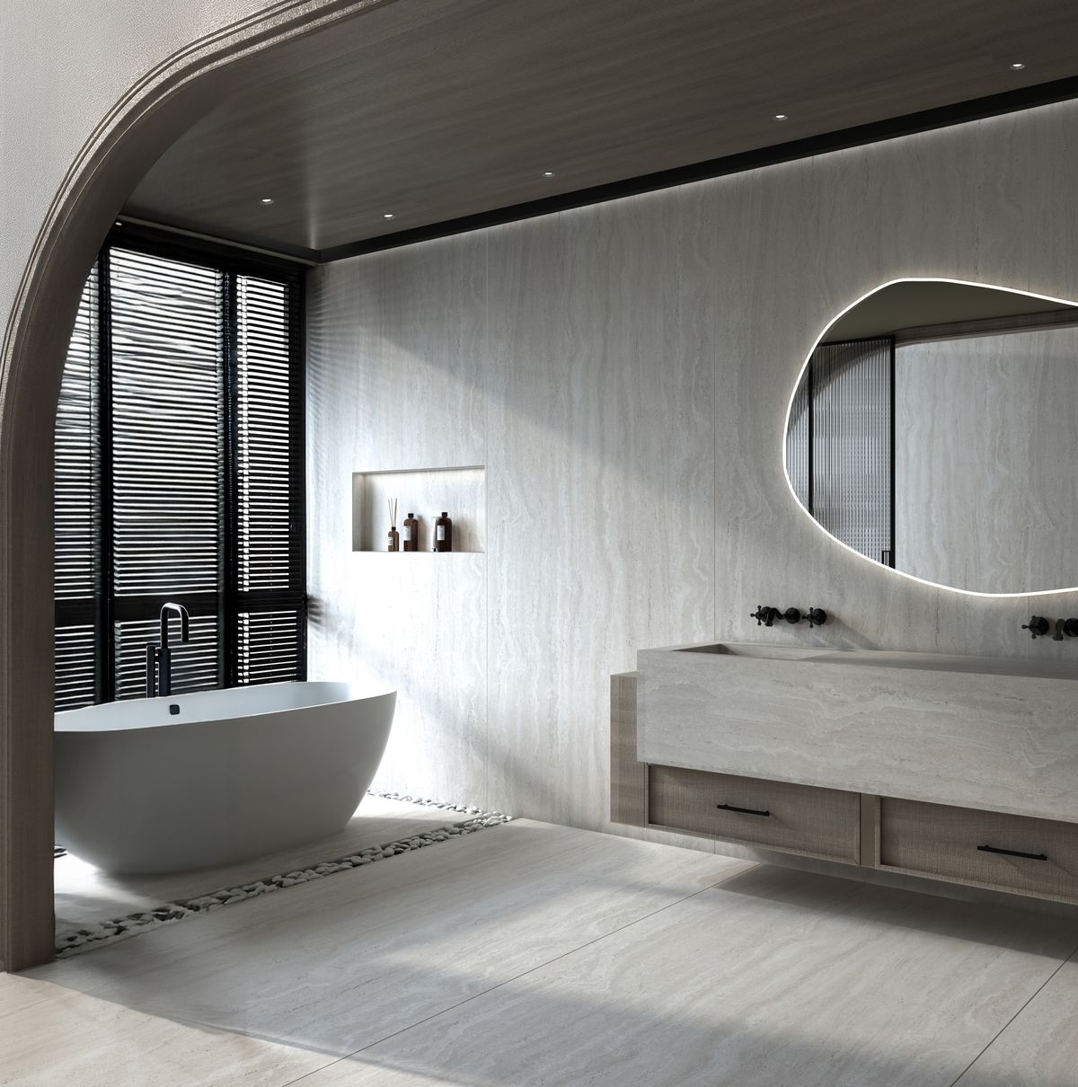 120x280 RAVEL GRİ 6 MM REKTİFİYE - 4