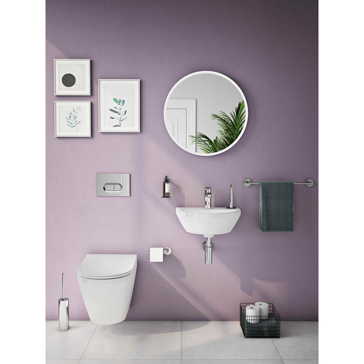 Root Round Lavabo Bataryası - 2