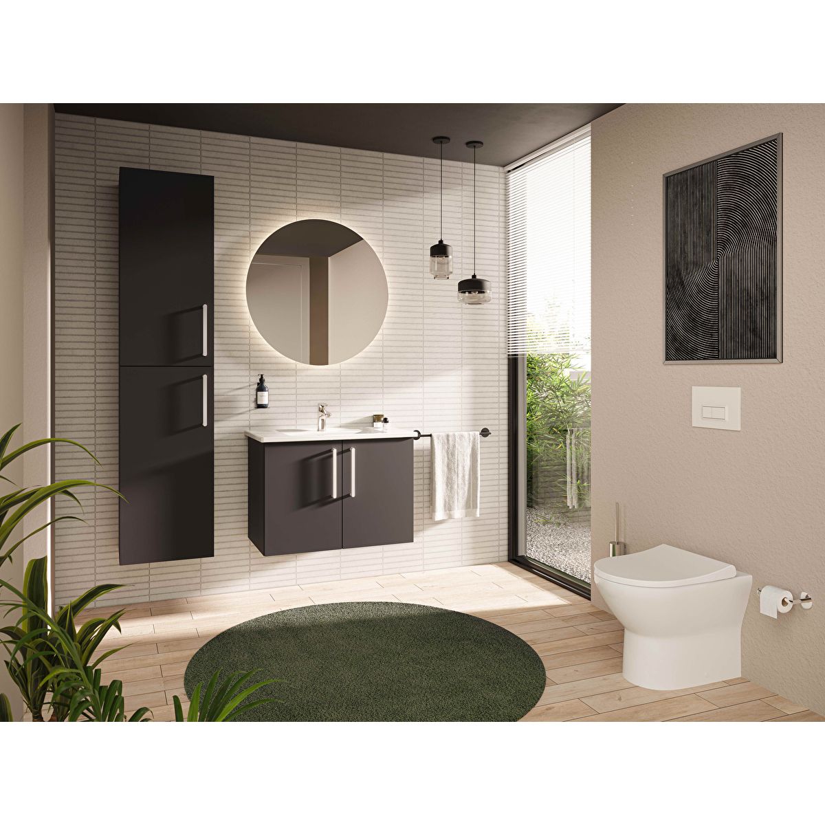 Root Round Lavabo Bataryası - 3