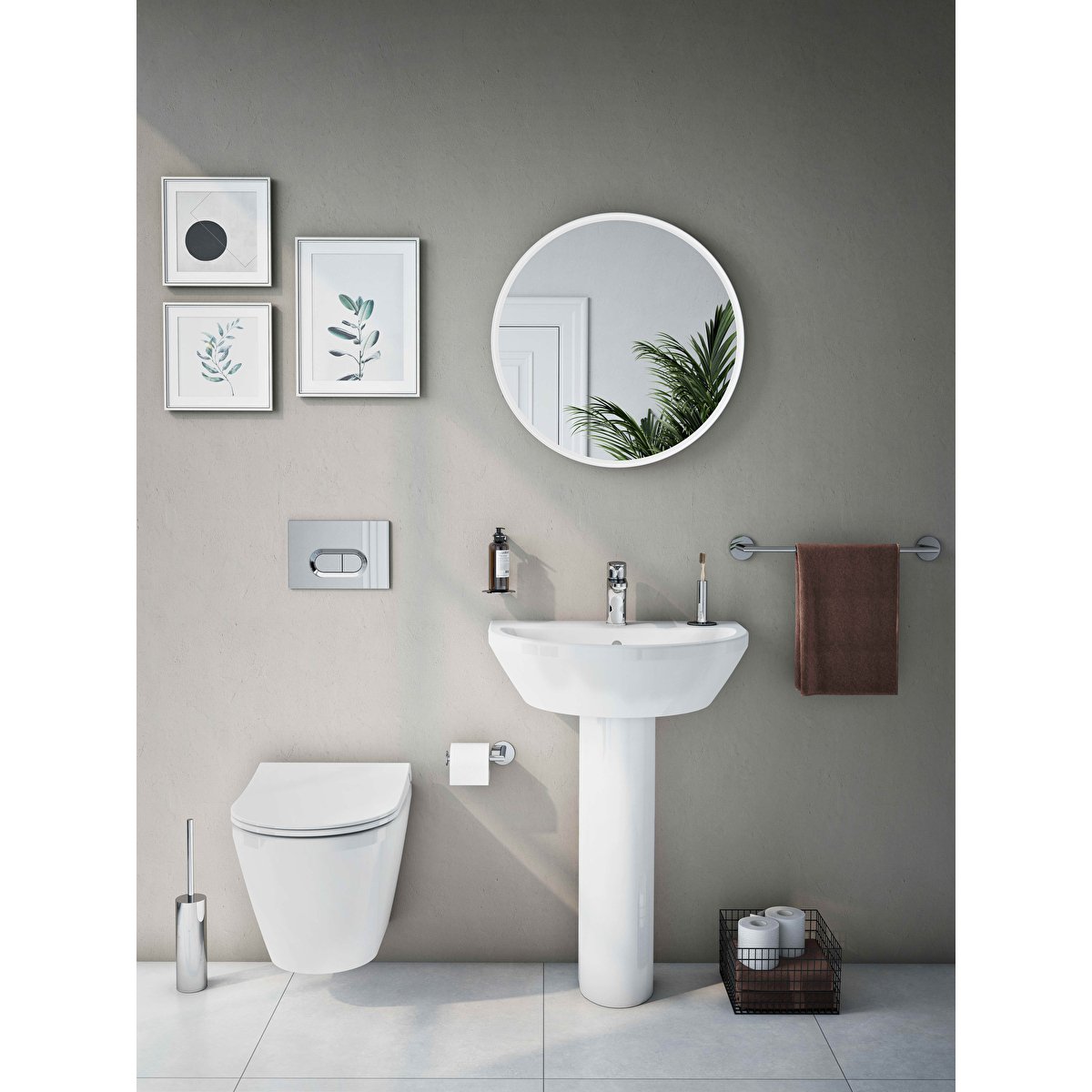 Root Round Lavabo Bataryası - 4