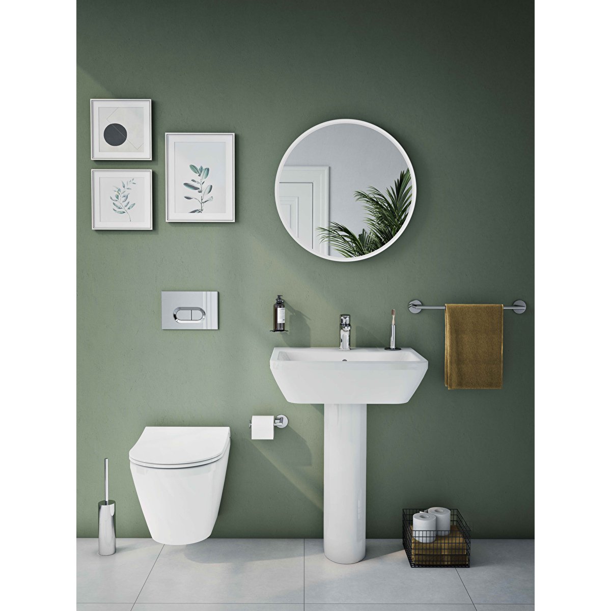 Root Round Lavabo Bataryası - 5