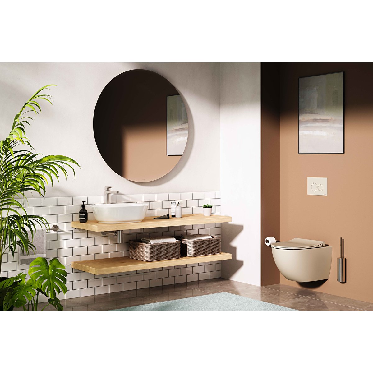 Root Square Lavabo Bataryası - 2