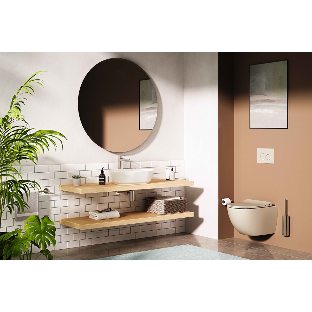 Root Square Lavabo Bataryası - 4