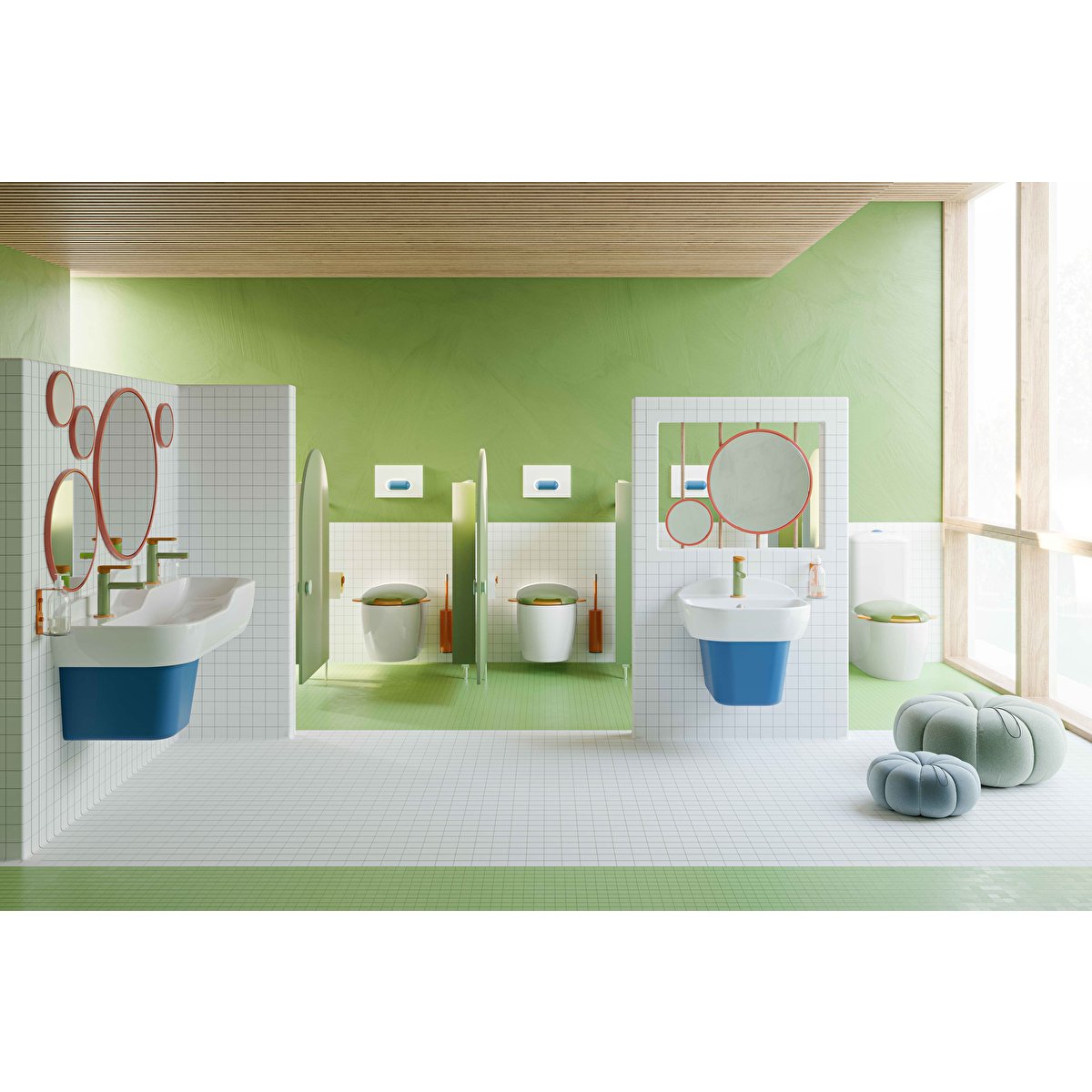Sento Çocuk Lavabo Bataryası - 2