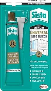 Sista – Şeffaf Silikon (Duşakabin ve Banyo için)